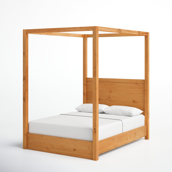 Modica Solid Wood Canopy Bed & Reviews Birch Lane